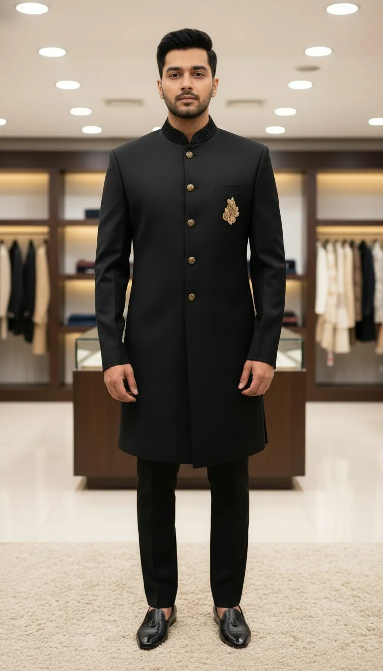 Embroidered indo Western