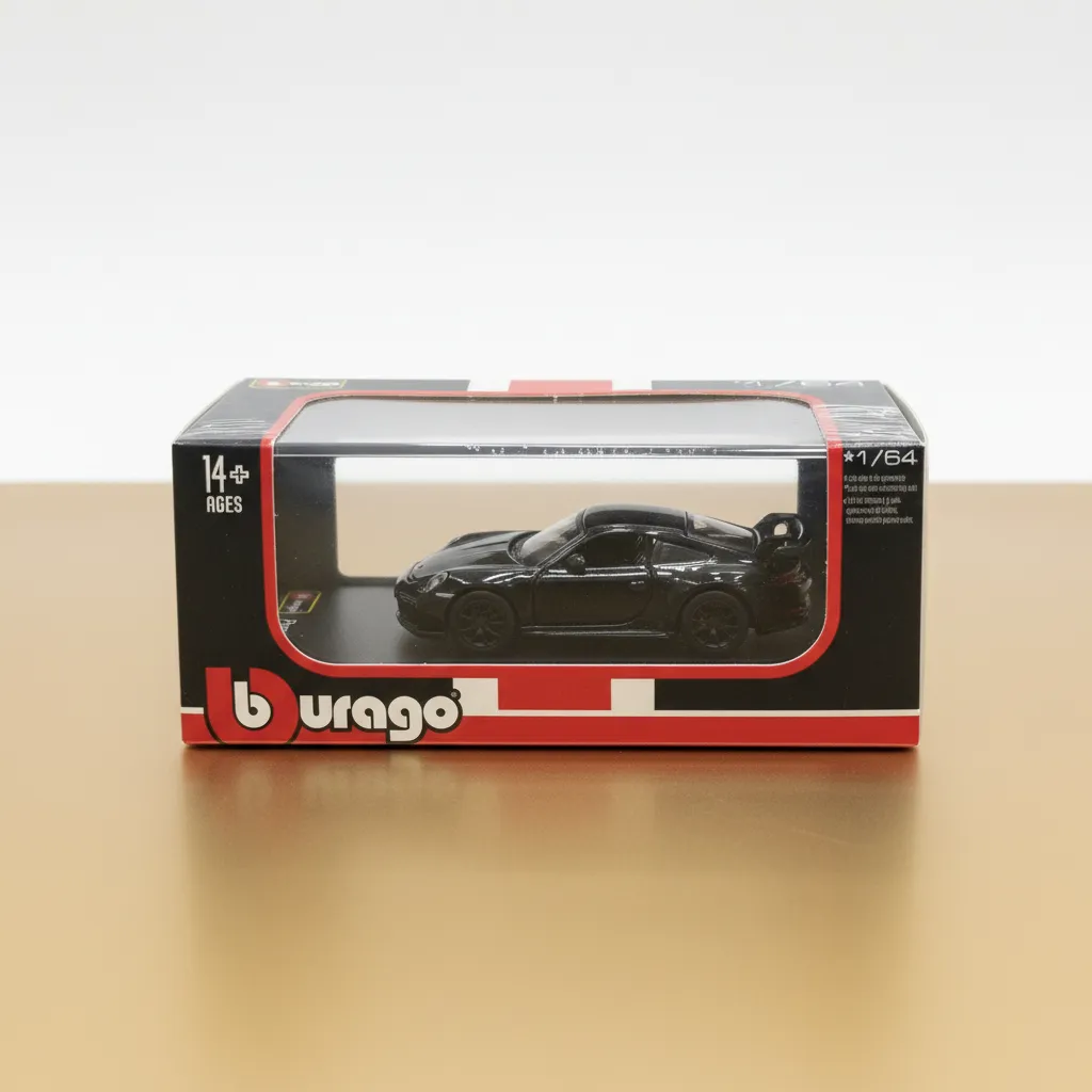 Bburago Porsche 911 Black view 2
