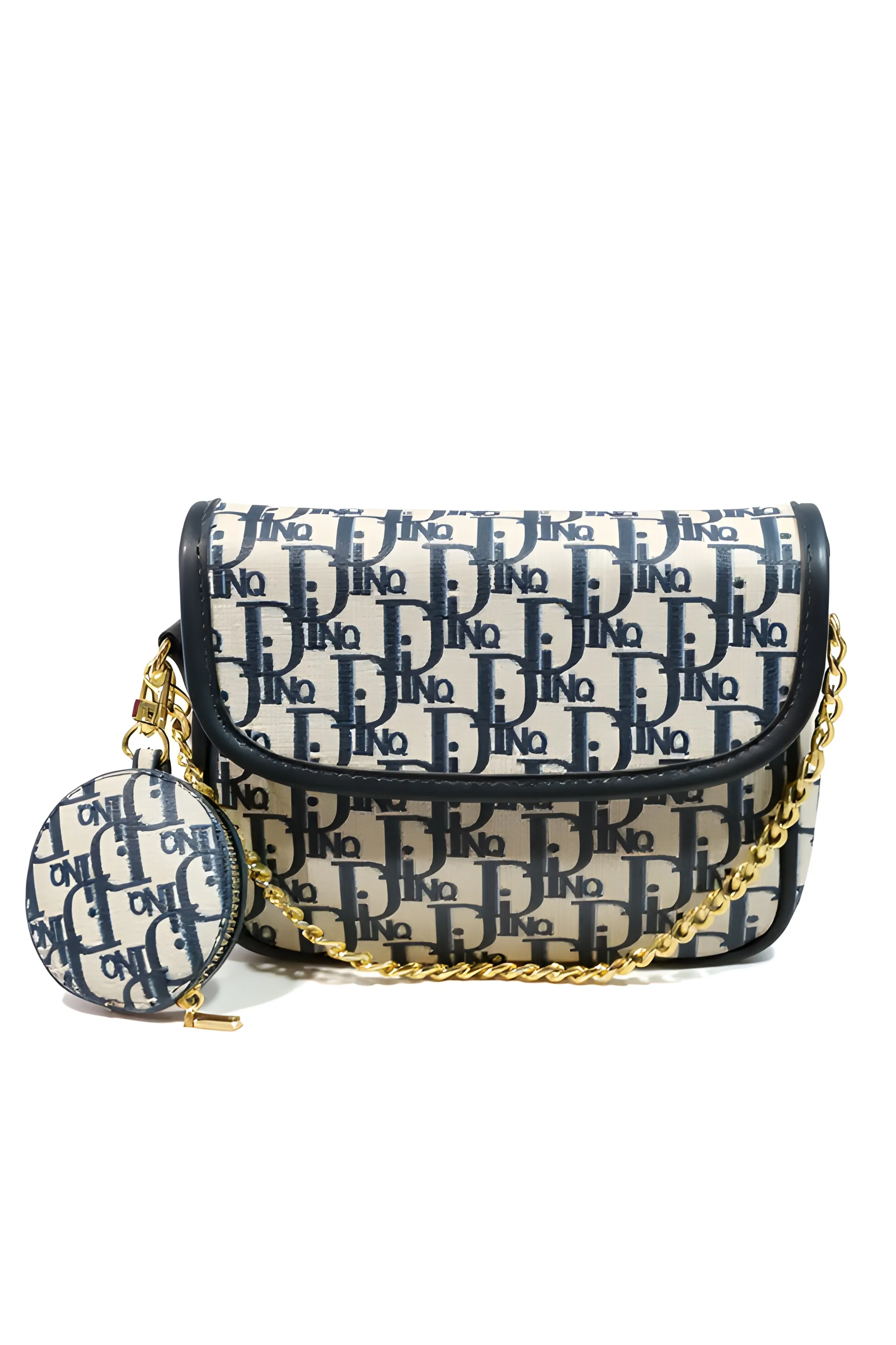 Dino Patterned Sling Bag Set