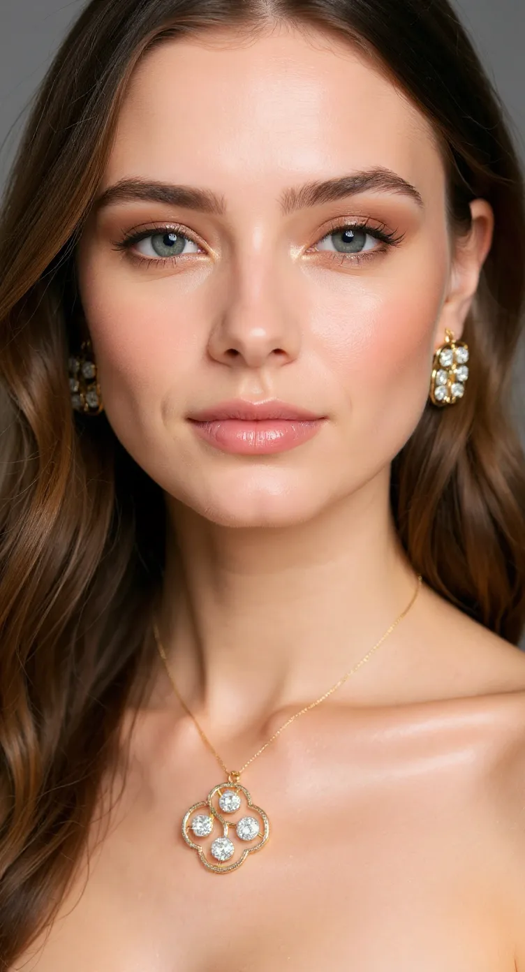 Floral Diamond Earrings