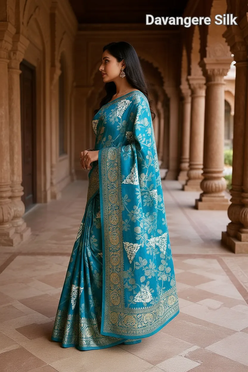 Soft Zari Silk view 2