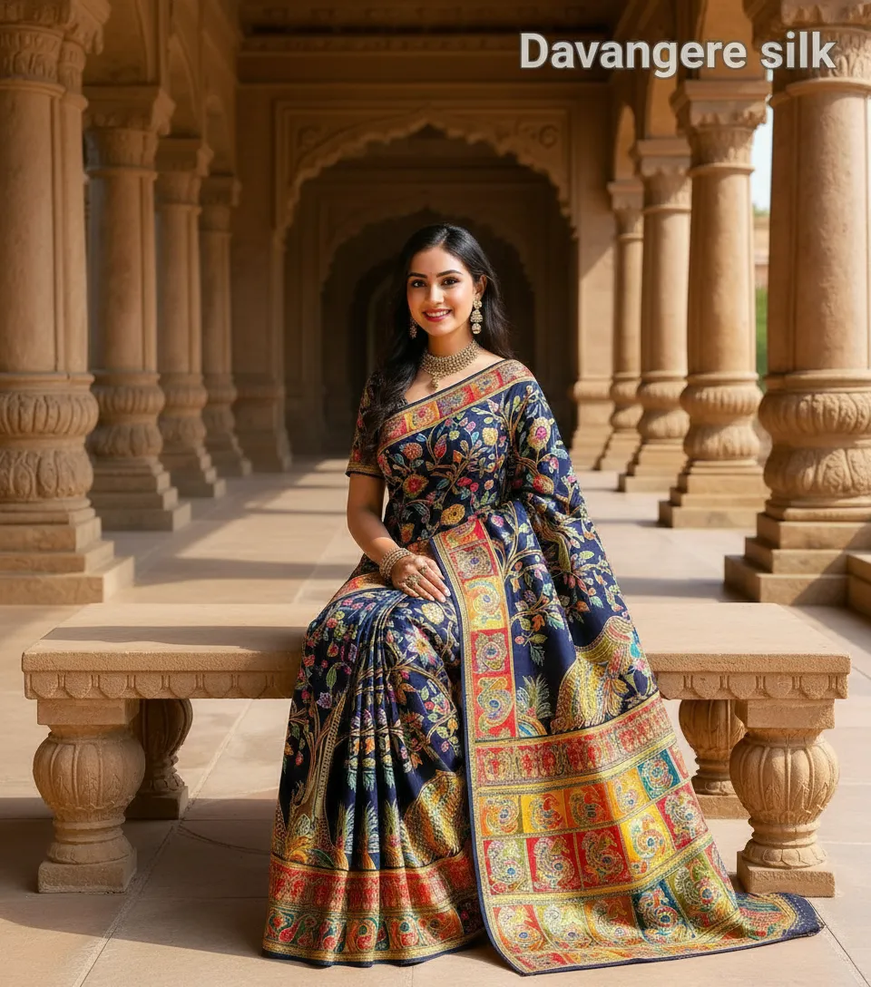 Soft Banarasi Saree view 2