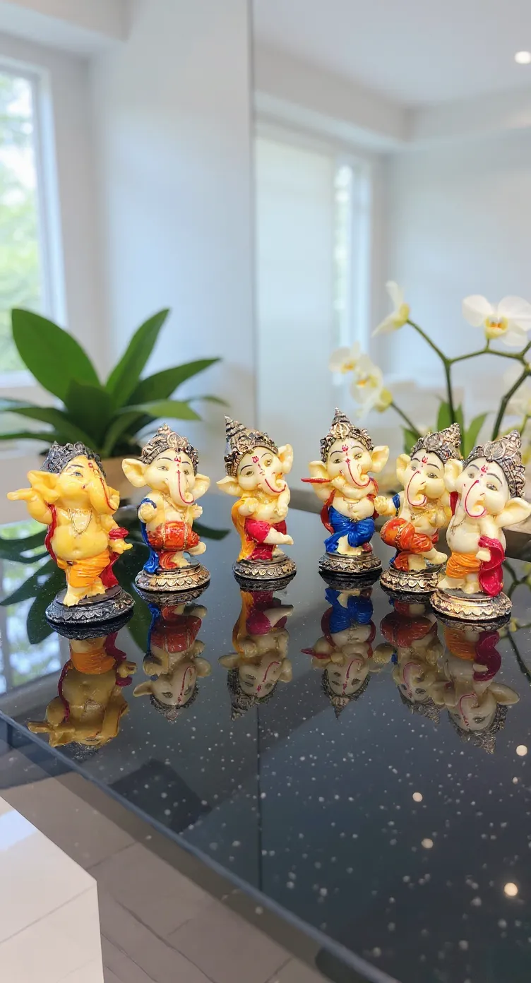 Ganesha Figurines Singing N Dancing