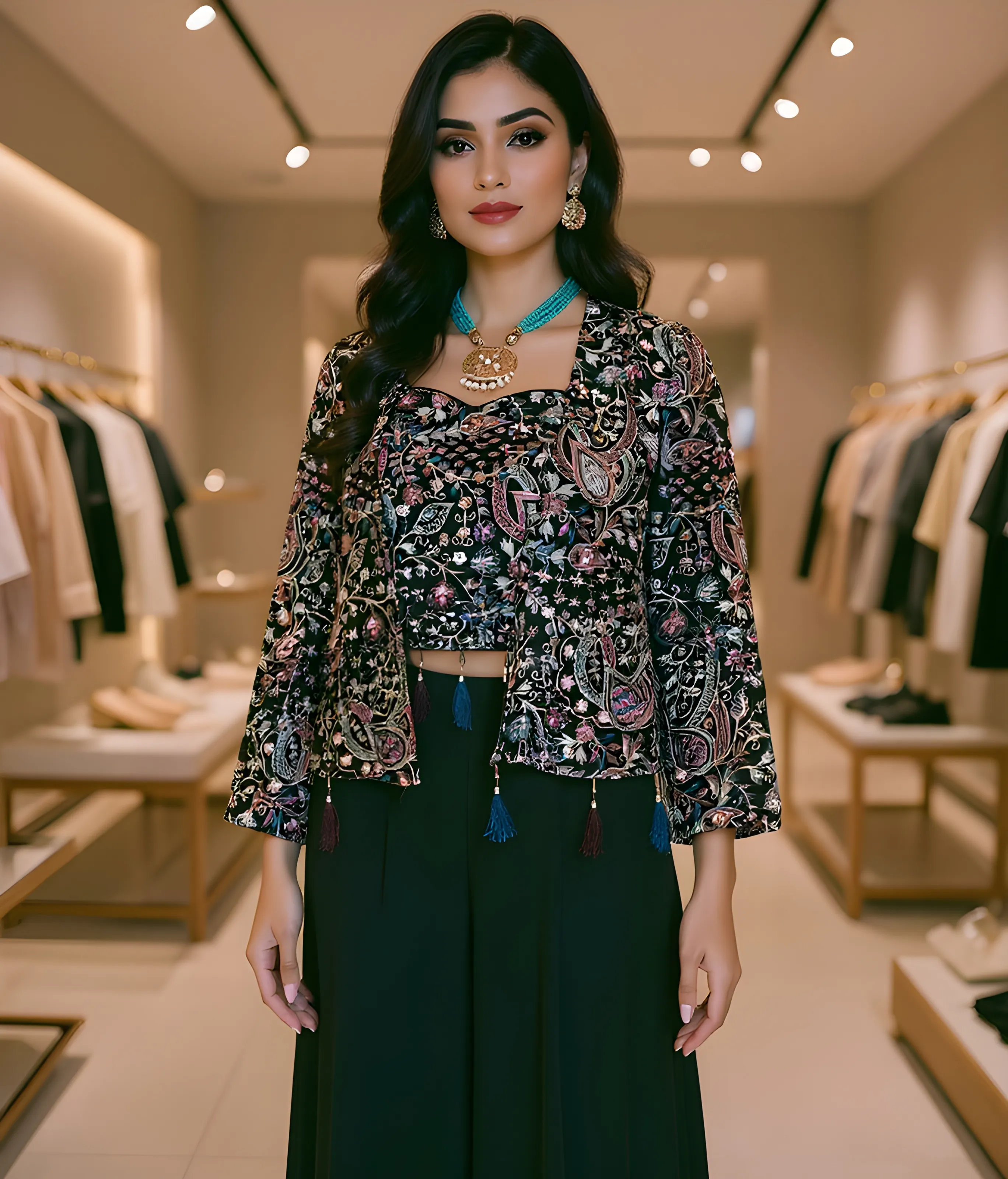 Paridhan Boutique Embellished Crop Jacket