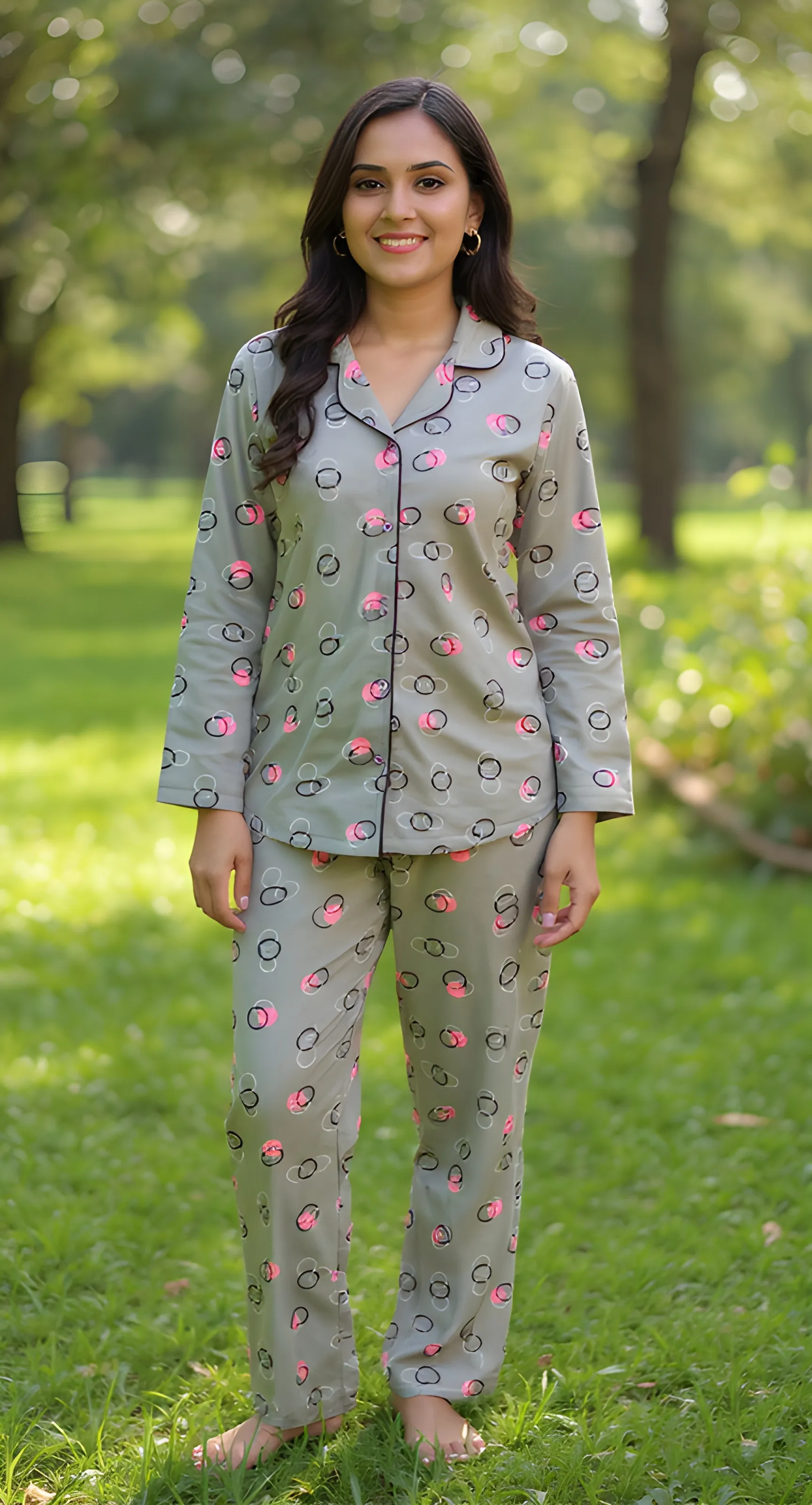 Printed Night Suit