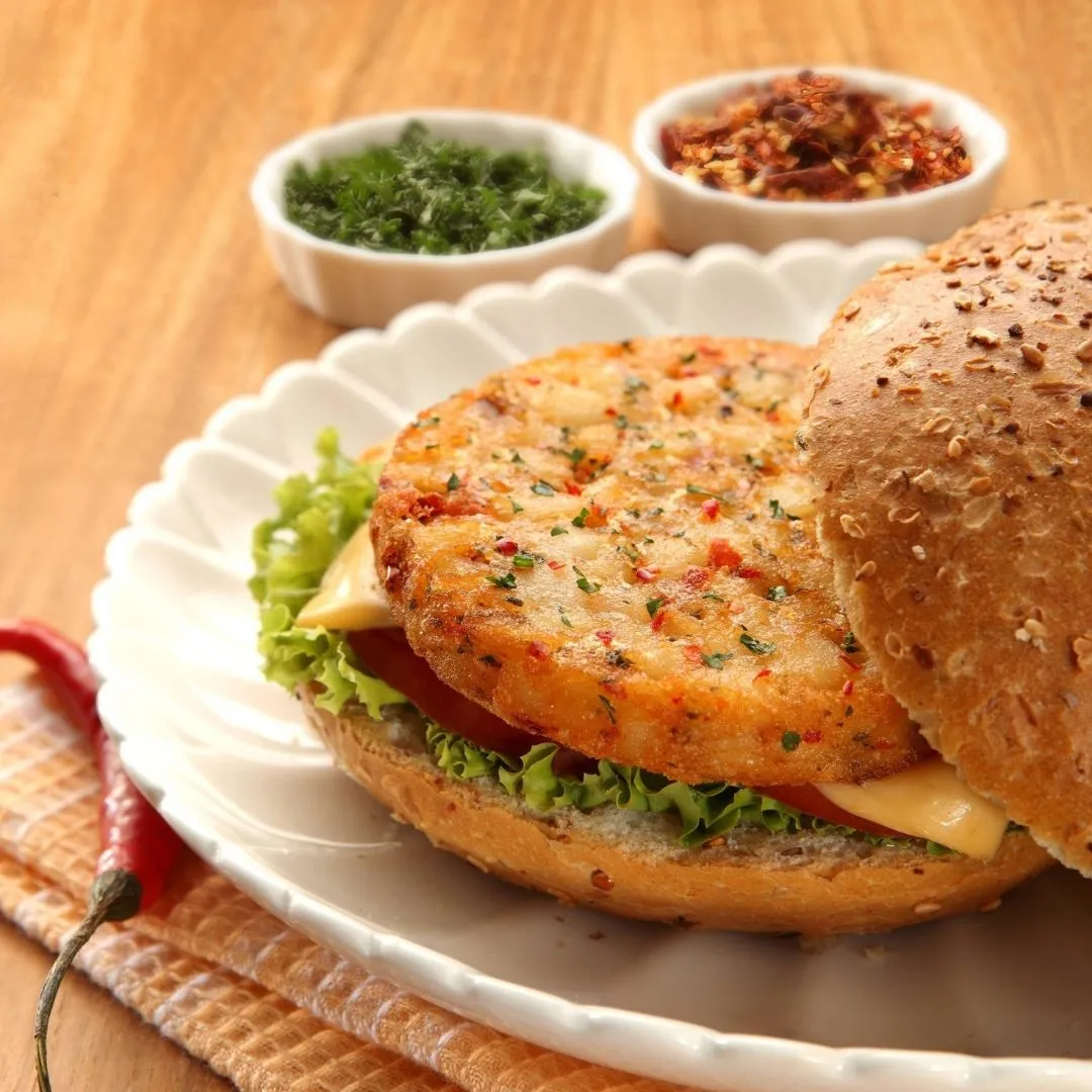 Herd Chilly Patato Patty Burger