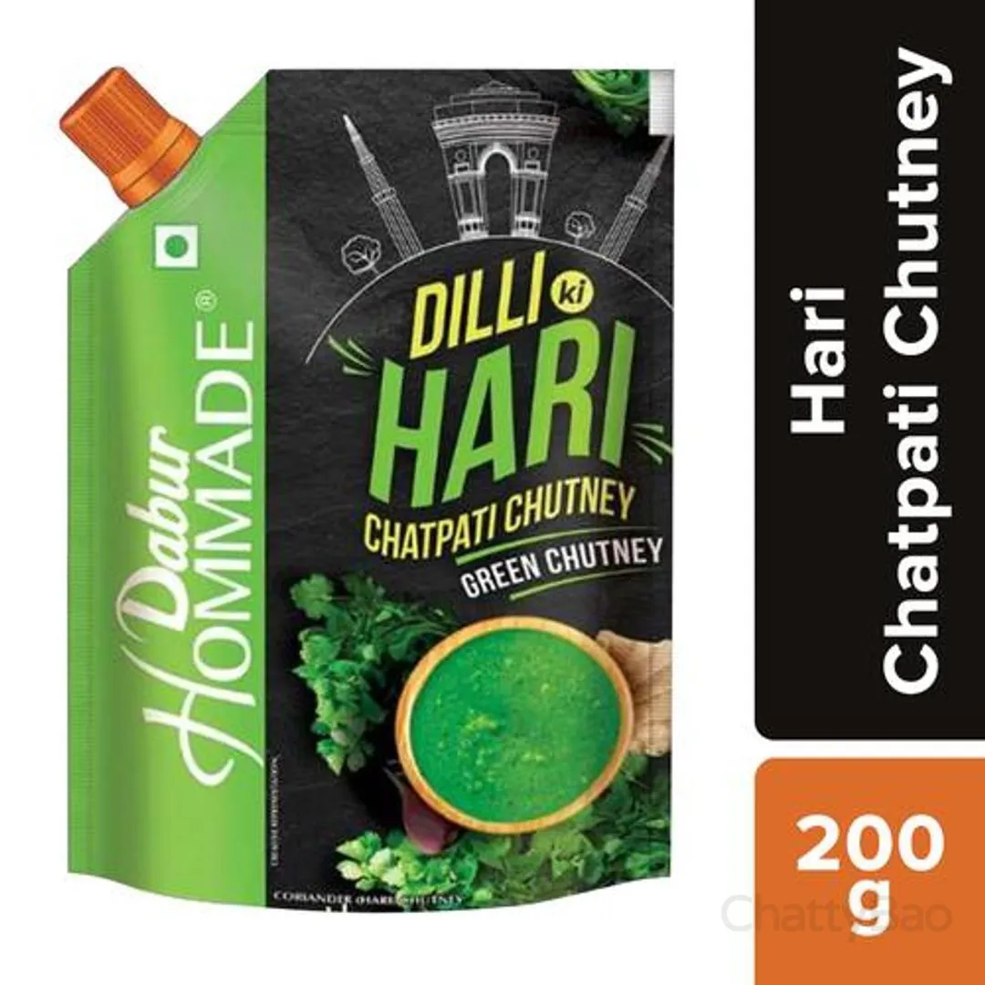 Dabur Hommade Dilli Ki Hari Chatpati (Coriander) Chutney 200 g