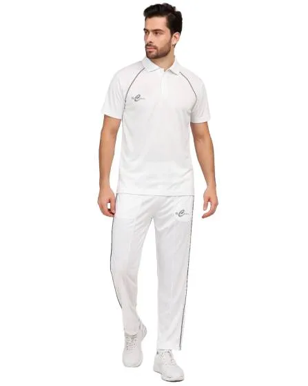 REAL CHOICE - Unisex Cricket Dress – Lightweight & Breathable Cricket Uniform for Men, Women & Youth ( GREY STRIPES )