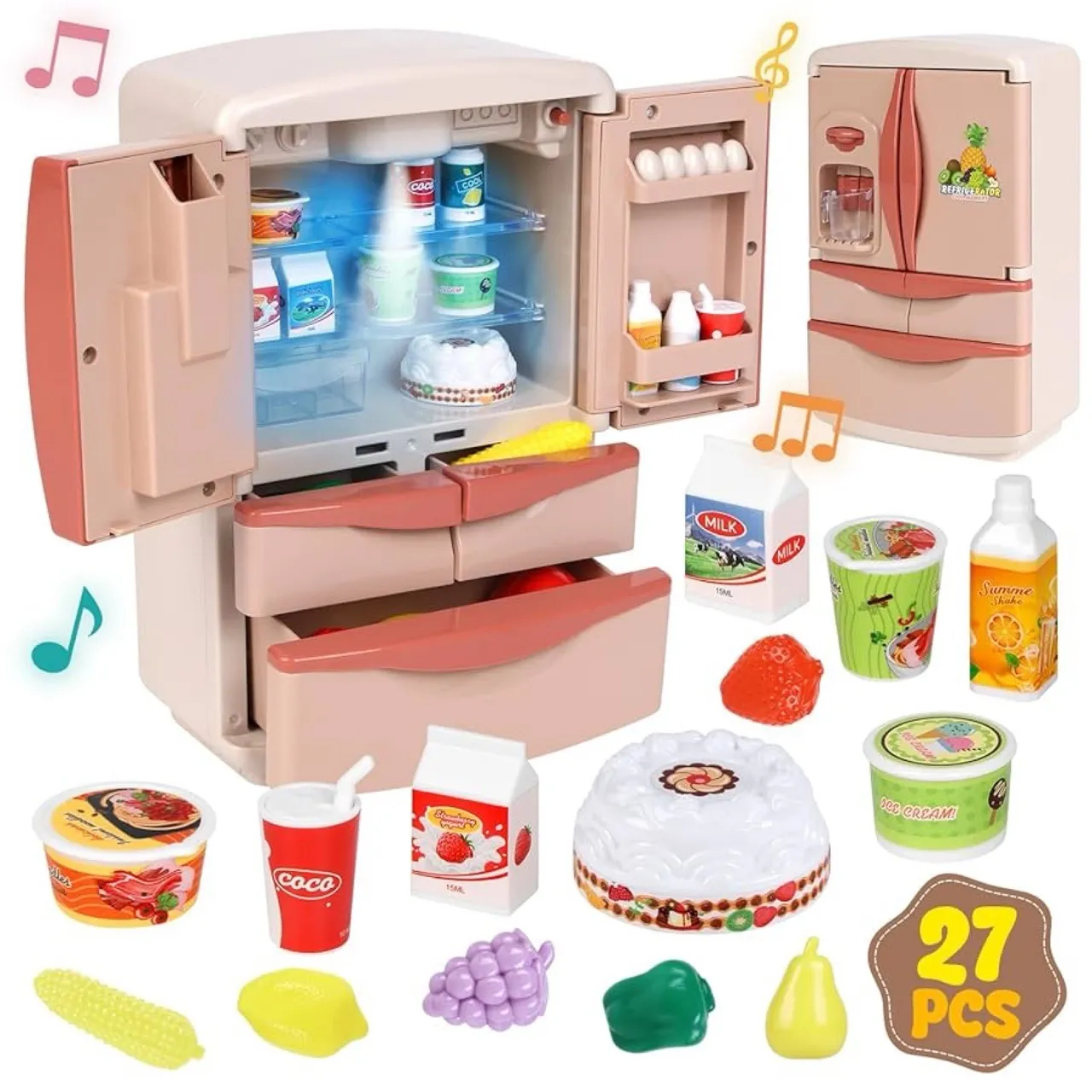 Pretend Play Refrigerator Set