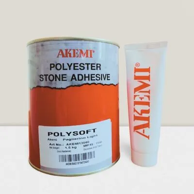 Akemi Polyester Stone Adheshive Black1.5kg