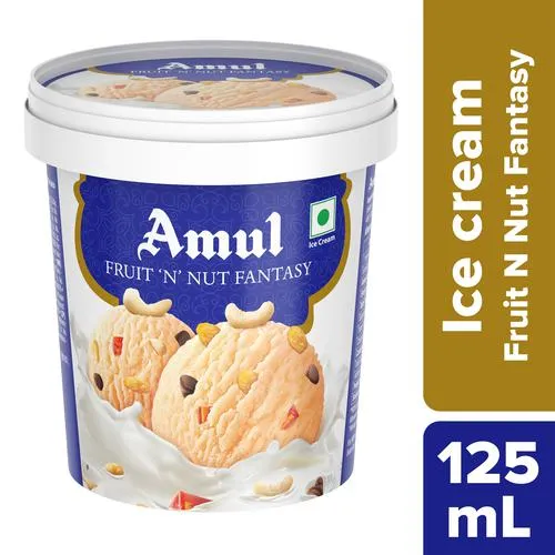 Amul Ice Cream - Fruit N Nut Fantasy 125 ml