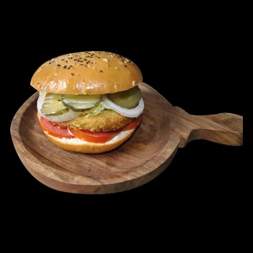 Tandoori Aloo Tikki Cheese Burger