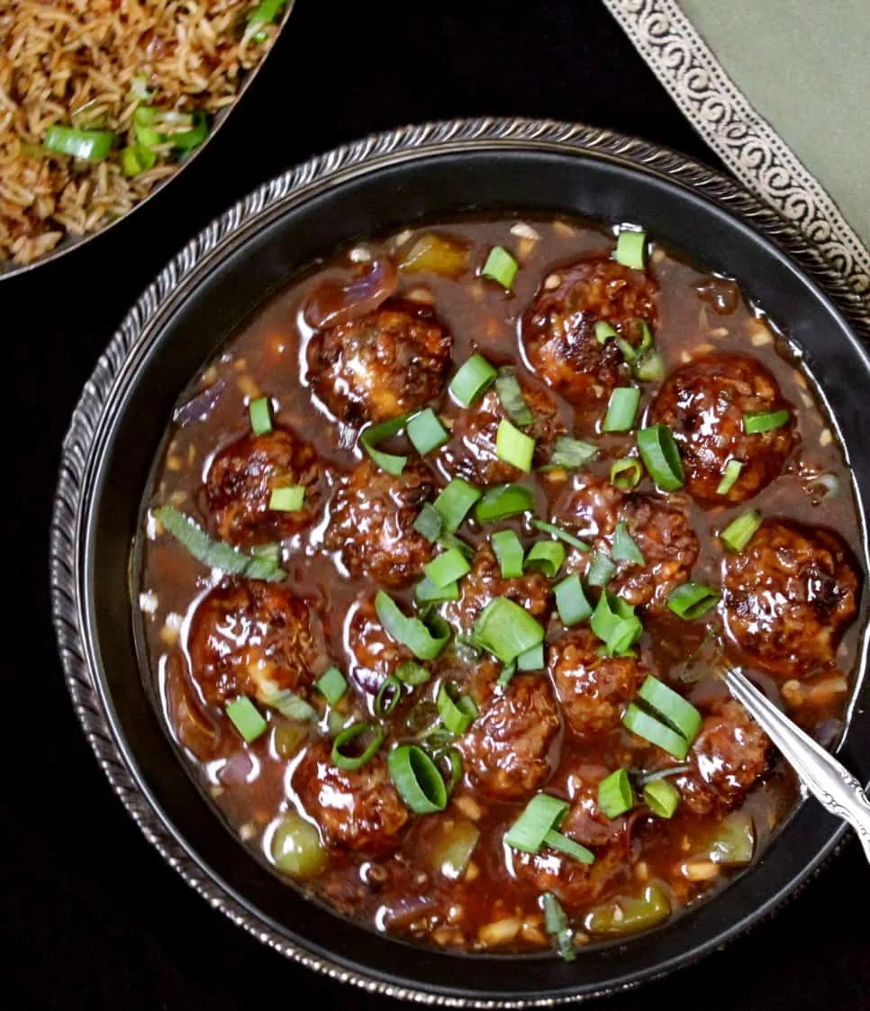 Vegetable Manchurian Half