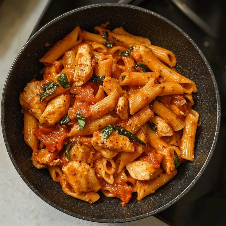 Chicken Red Sauce Pasta