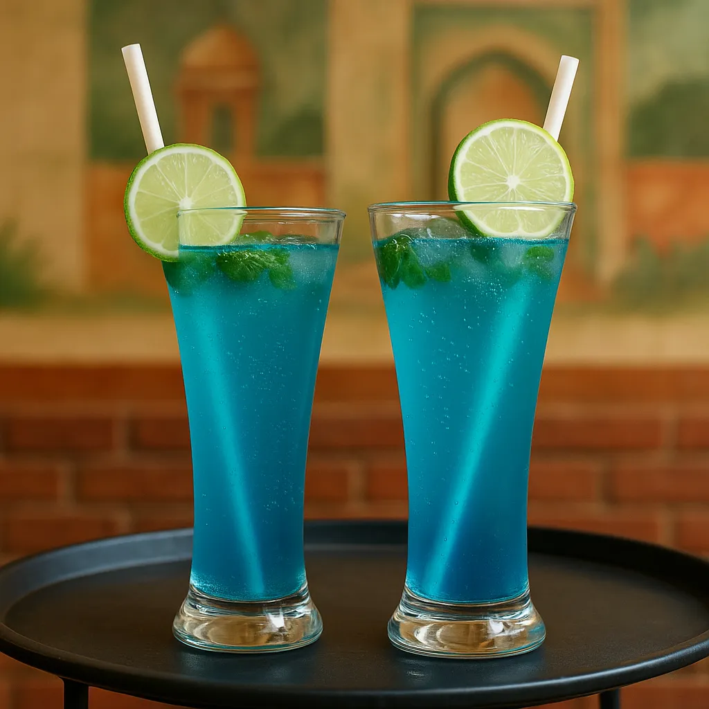 Blue Lagoon Mocktail