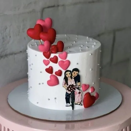 Couple Anniversary Cake