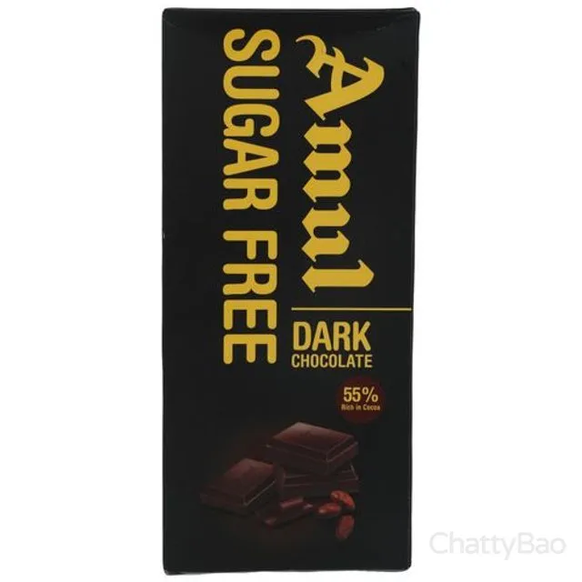 Amul Sugar Free Dark Chocolate 150 g