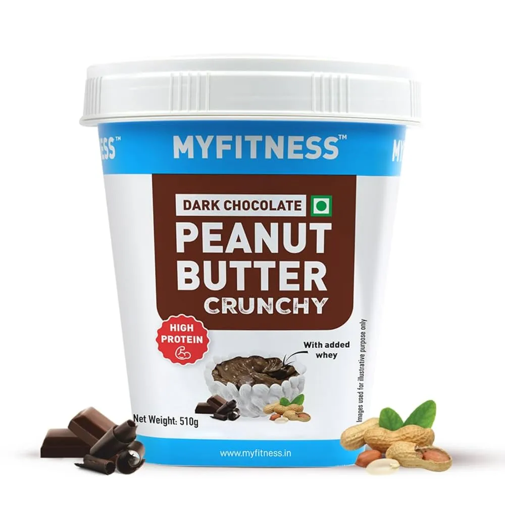 MyFitness Dark Chocolate Peanut Butter Crunchy 510g