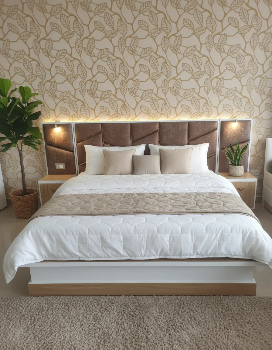 Ekome Upholstered Platform Bed