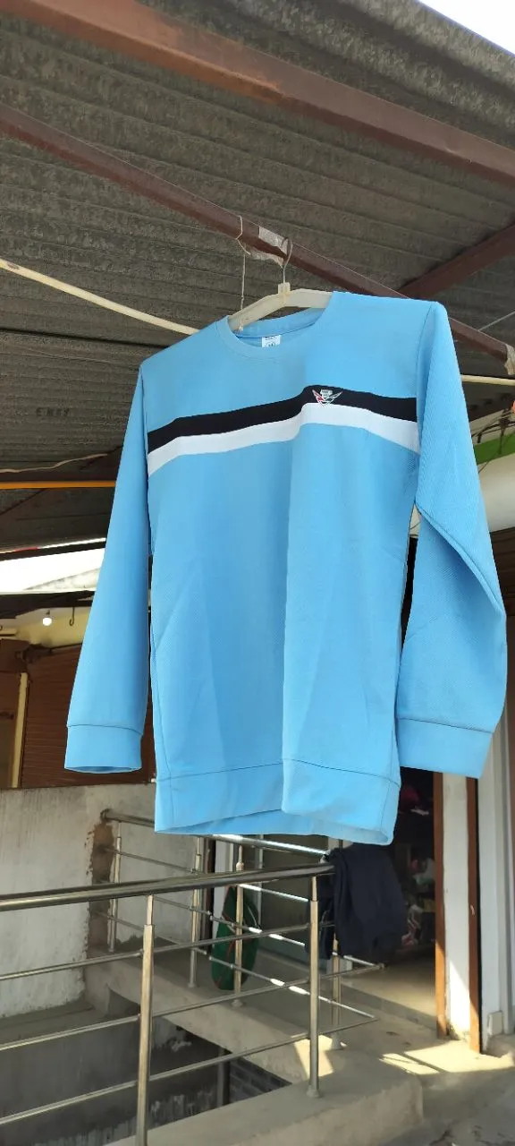 Striped Crewneck Full T-shirt