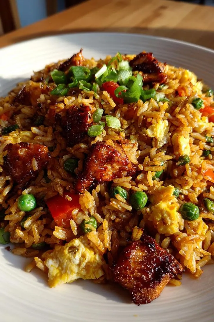 Chicken Mix Fried Rice Half