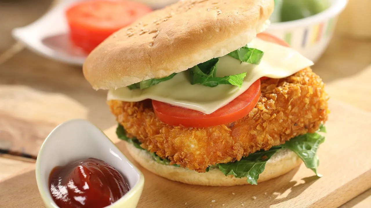 Paneer And Cheese Burger