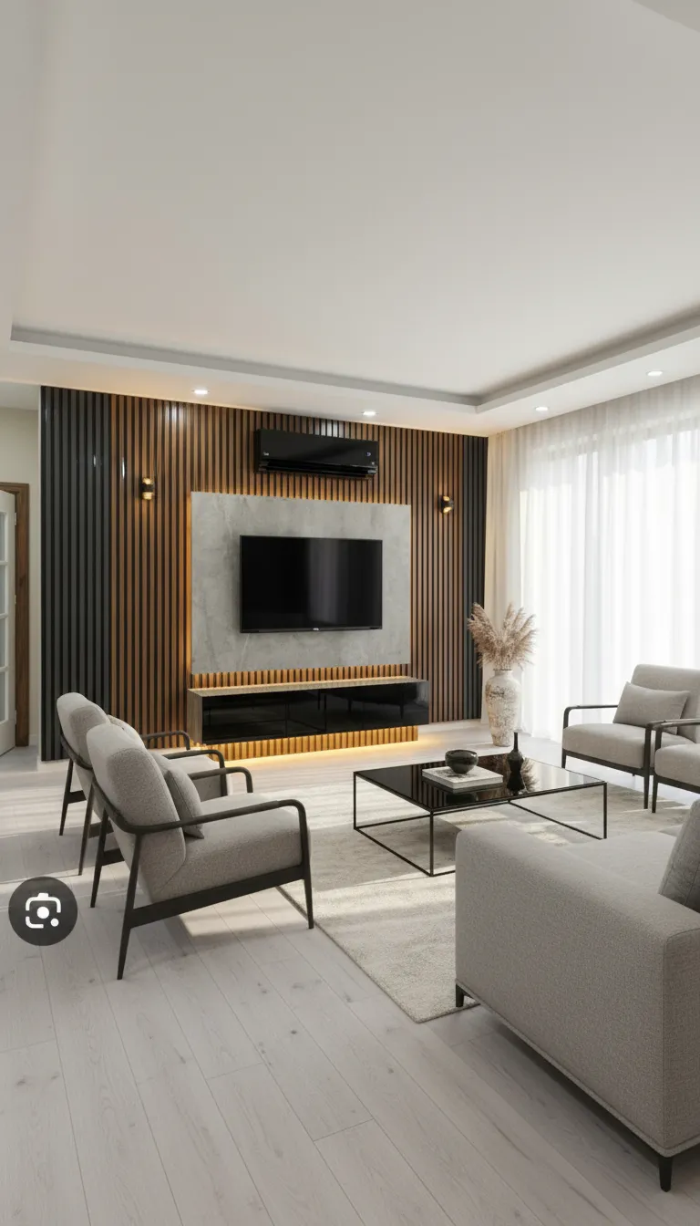 Modern TV Wall Panel