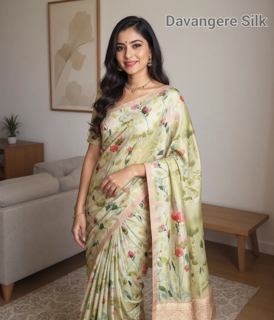 Floral Muslin Silk view 5