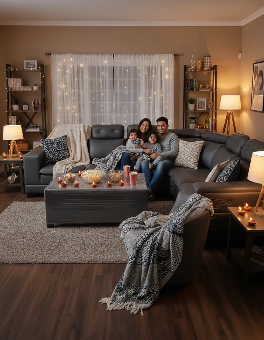 Gray Sectional Sofa