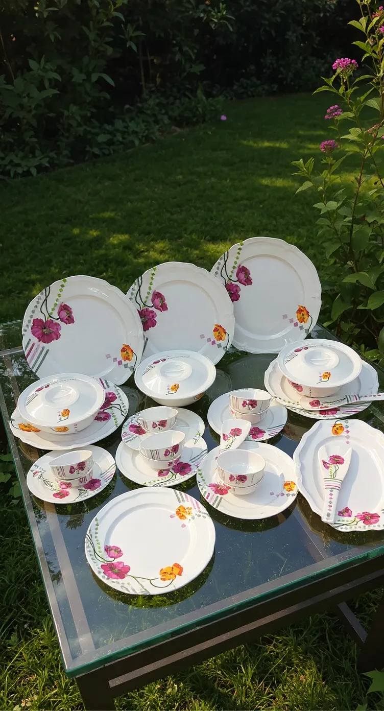 Floral Dinner Set Superware