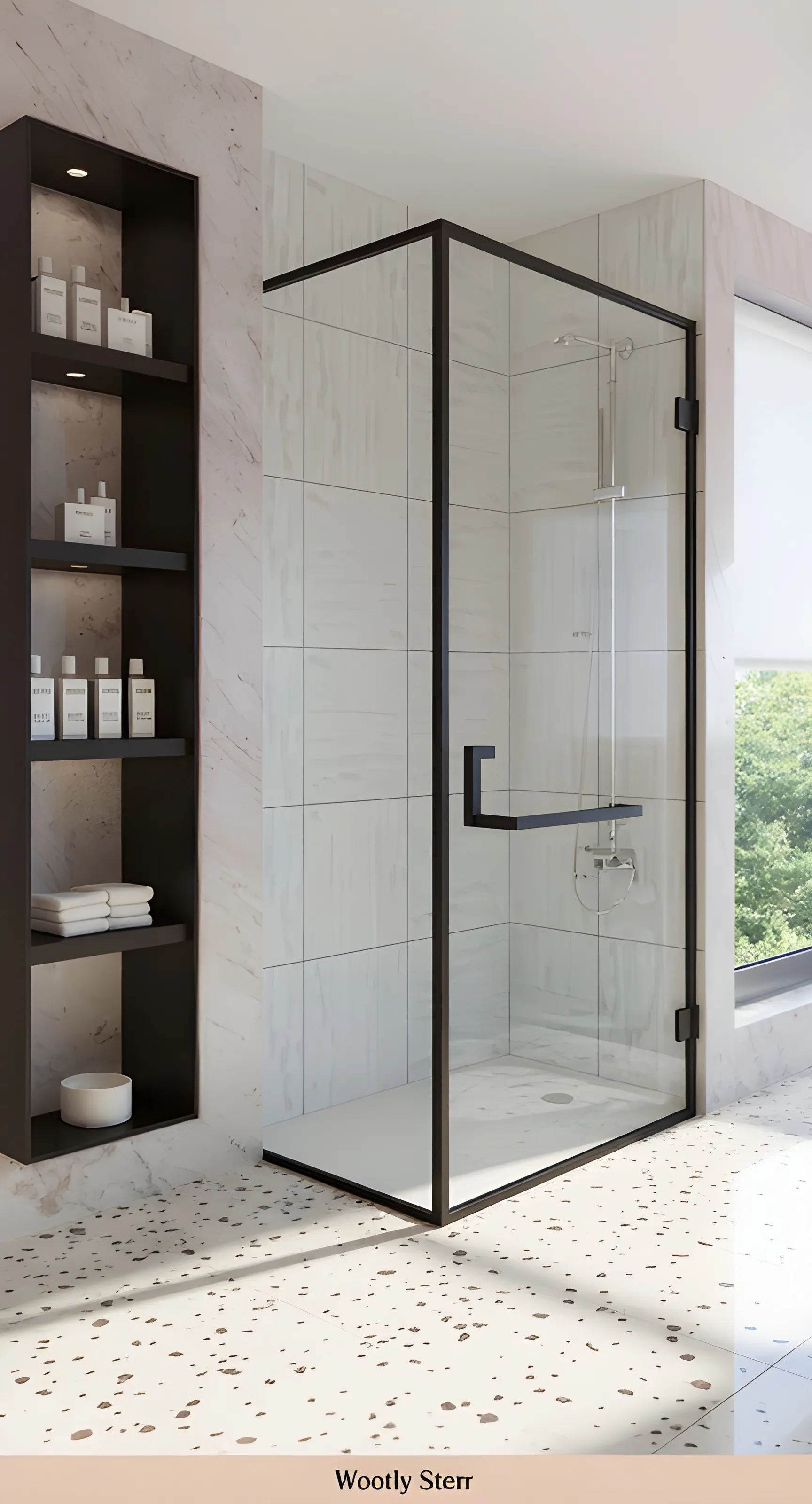 Wootly Sterr Glass Shower Enclosure