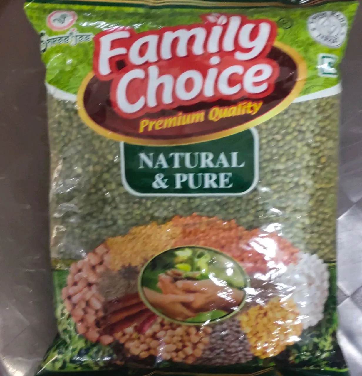 Family Choice Moong Dal Whole 1 Kg