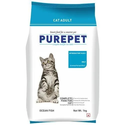 Purepet Adult Cat Dry Food - Ocean Fish 1 Kg