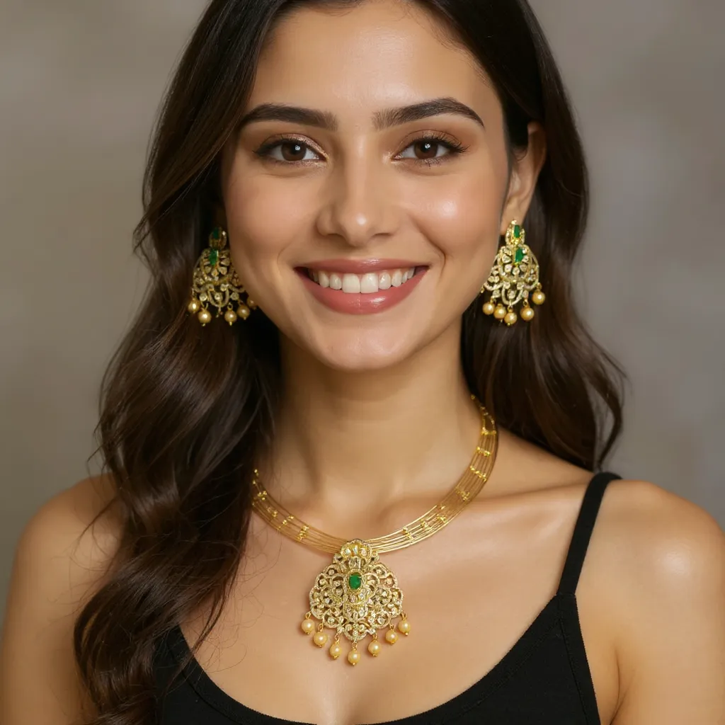 Elegant Designer Necklace Set view 3
