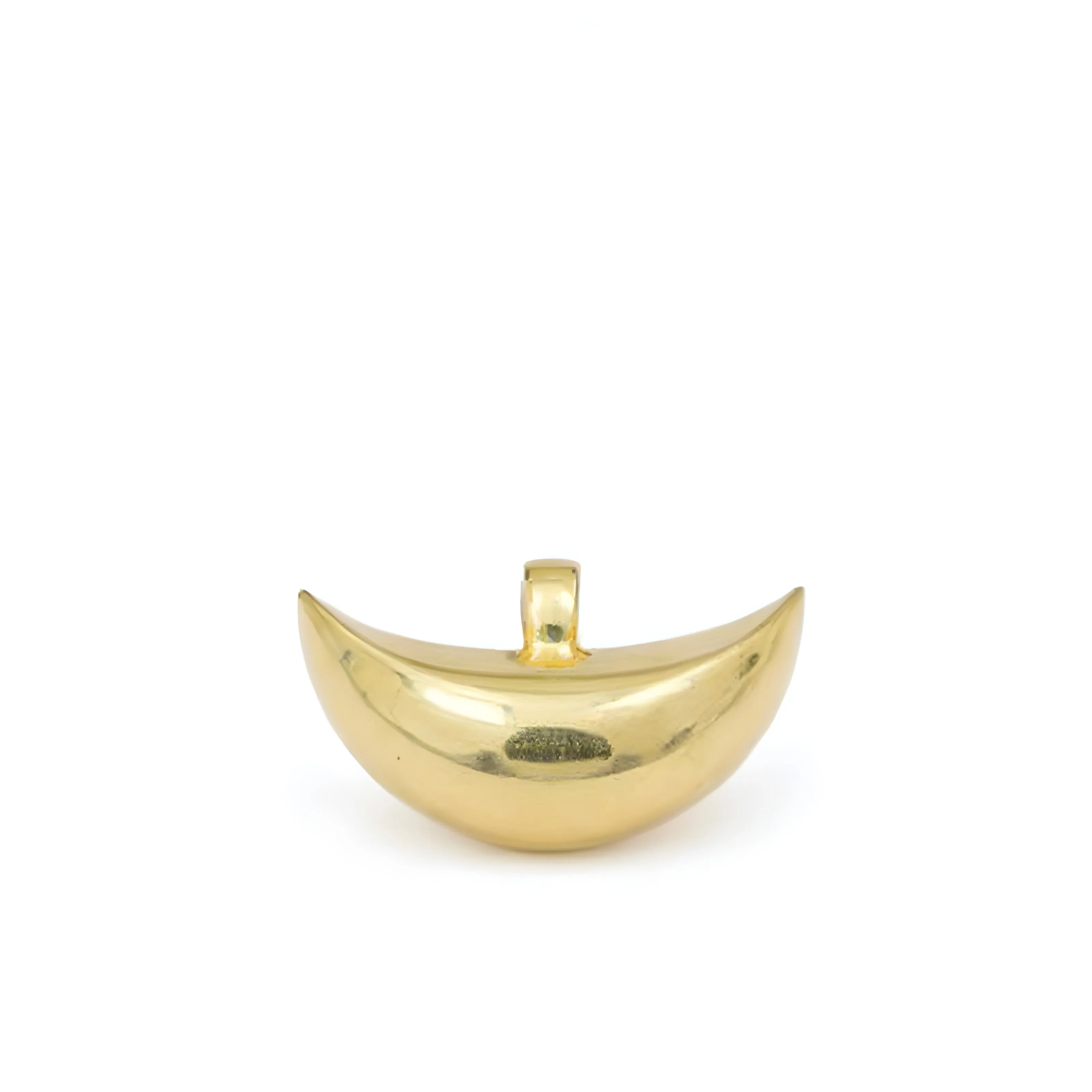 Gold Crescent Decor Piece