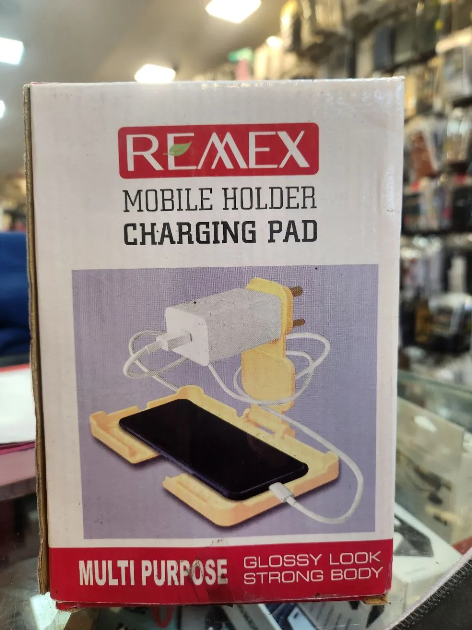 Remex Mobile Holder Charging Pad