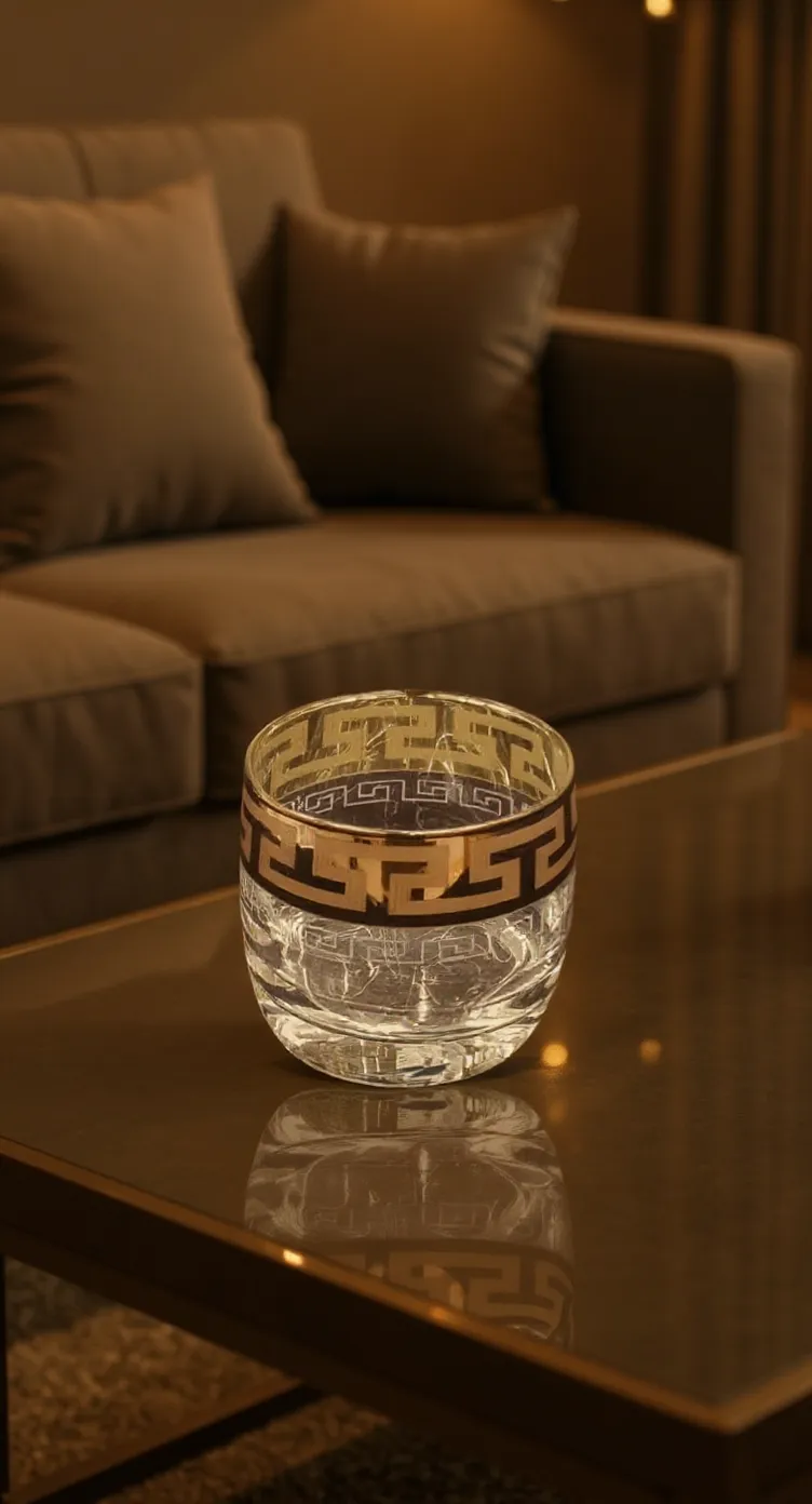Decorative ArtGlass Tumbler