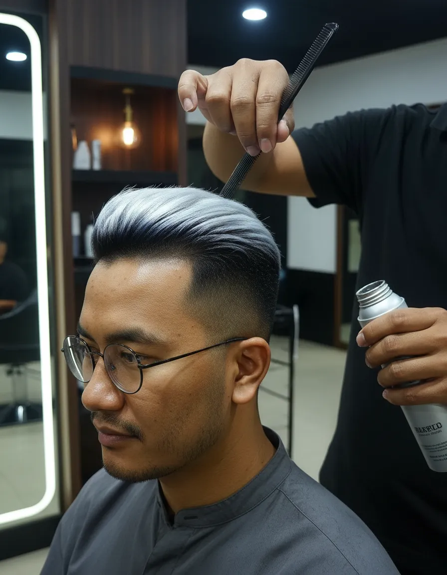 Mens Hair Coloring Service