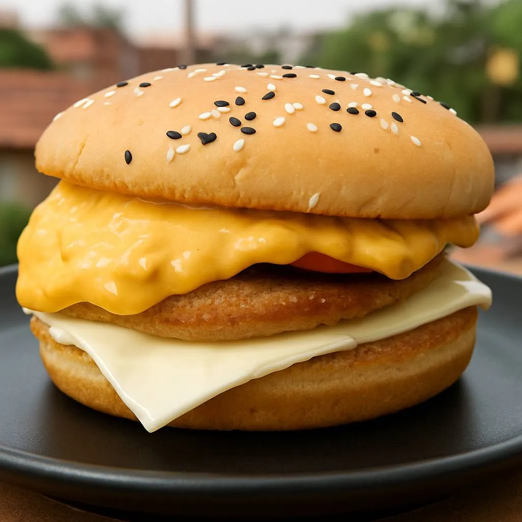 Cheesy Veg Burger