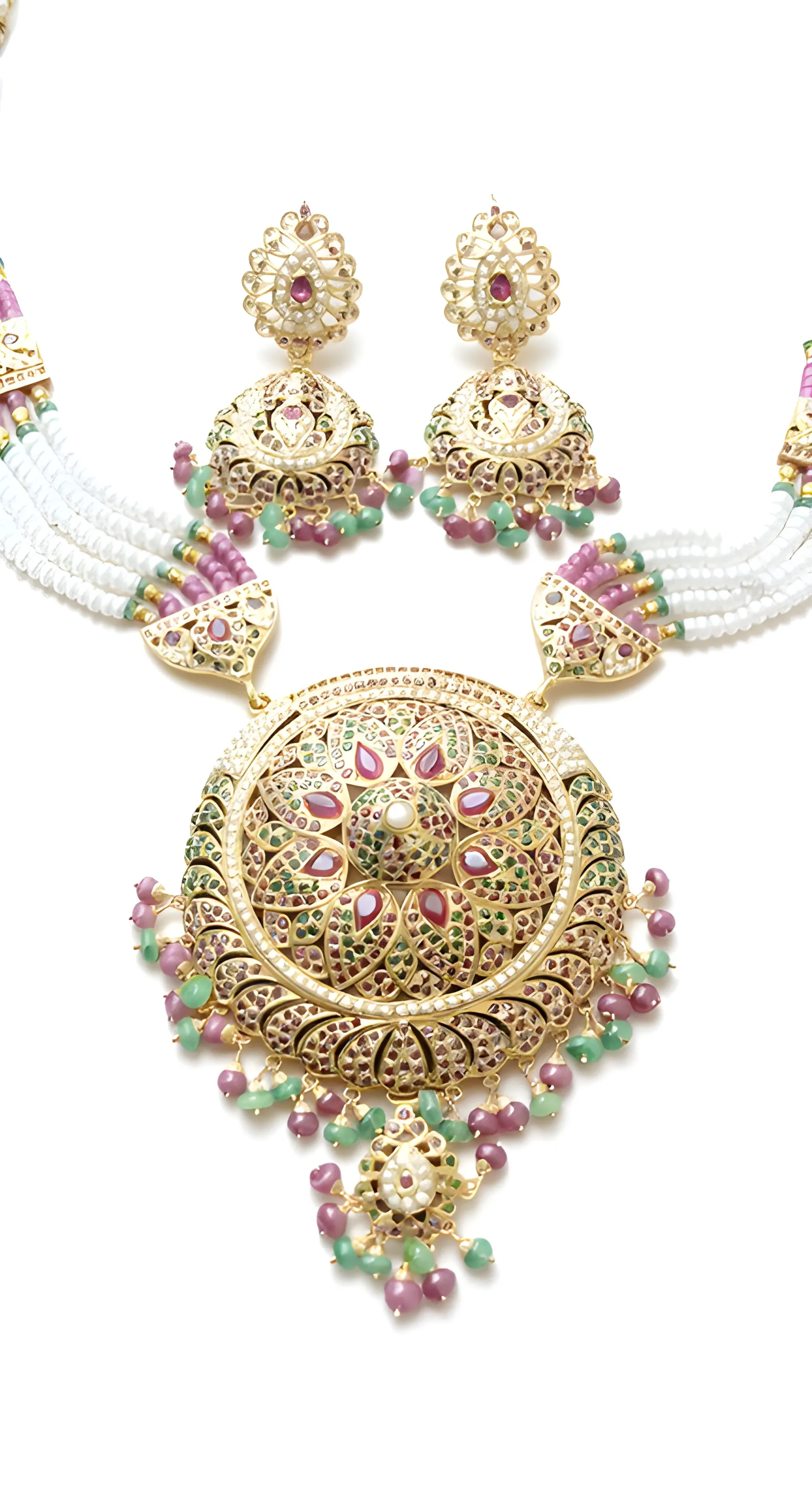 Traditional Kundan Necklace Set