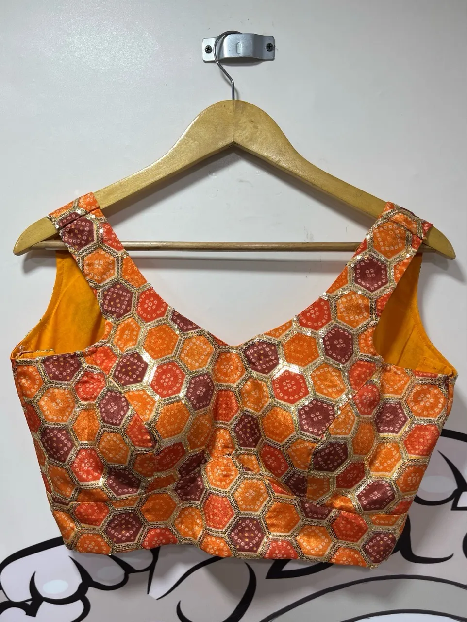 Ethnic Print Blouse