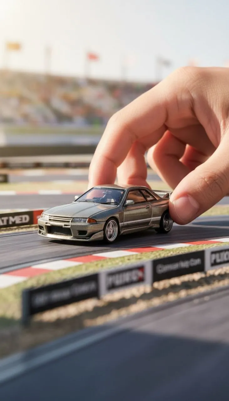 MINI GT – Nissan Skyline GT-R (R32) VeilSide Combat C-I (Combat Grey) view 3