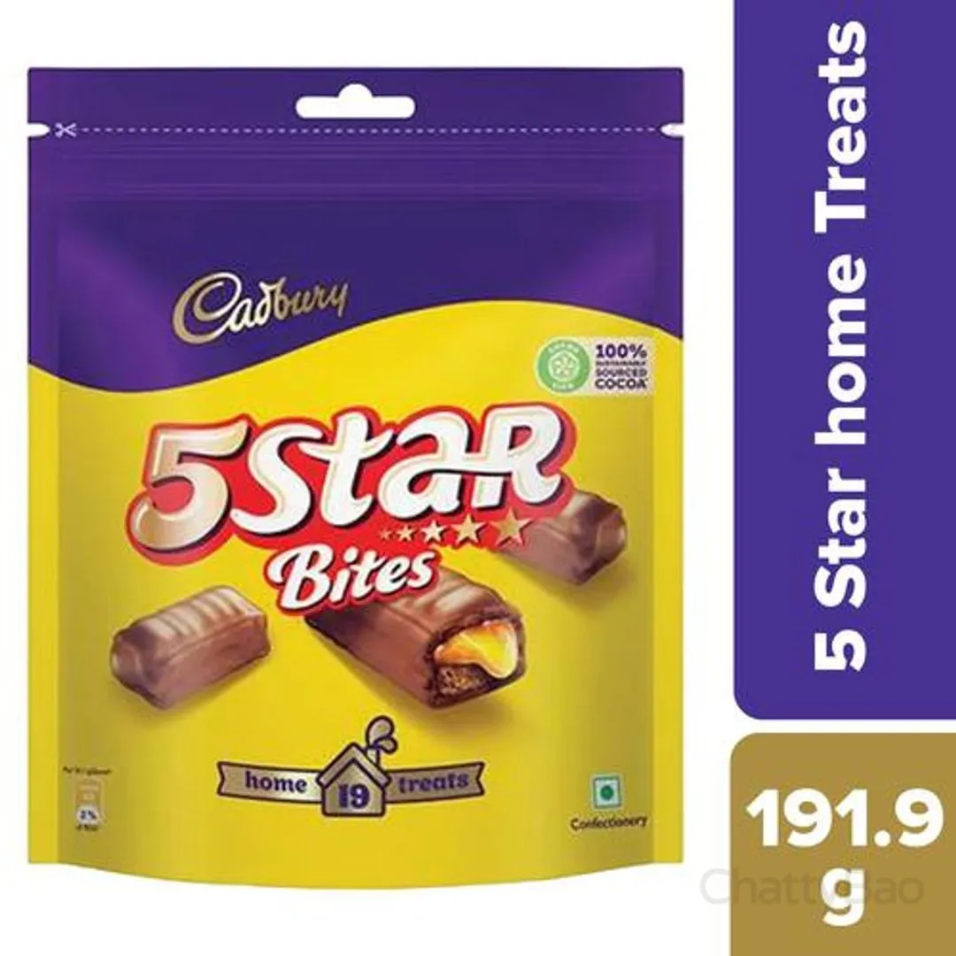 Cadbury 5 Star Bites Chocolate 191.1 g