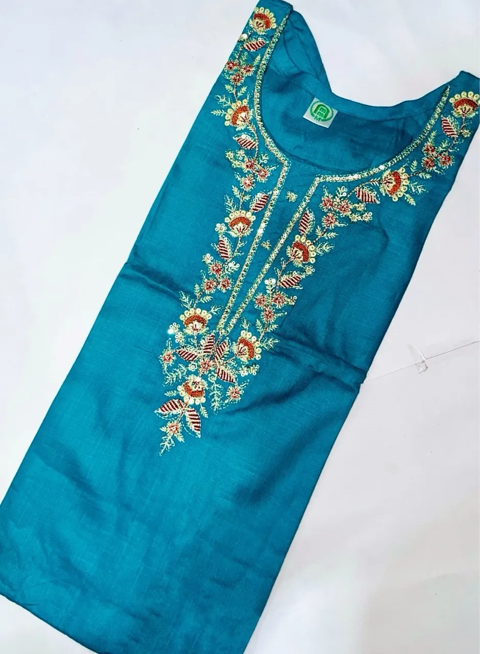Embroidered Reyon Kurti Size S(40) M(42) L(44) Chat On Whatapp (8447220915) Free Delivery