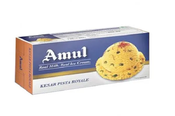 Amul Ice Cream - Kesar Pista Royale 750 ml