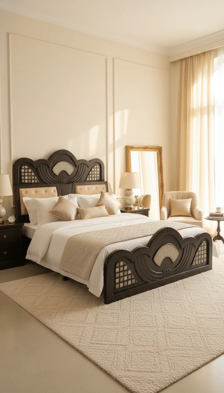 Luxury Wooden Bed