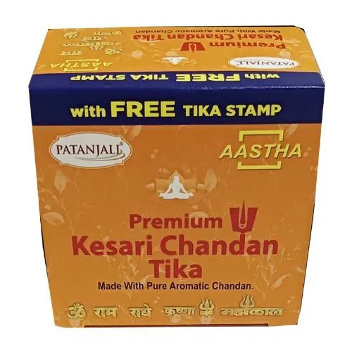 Patanjali Premium Kesari Chandan Tika 60gm