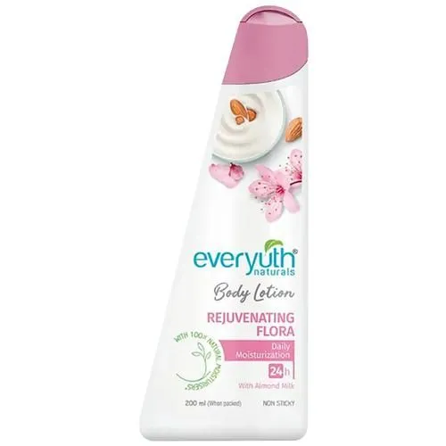 Everyuth Naturals Rejuvenating Flora Body Lotion With Almond Milk 200 ml