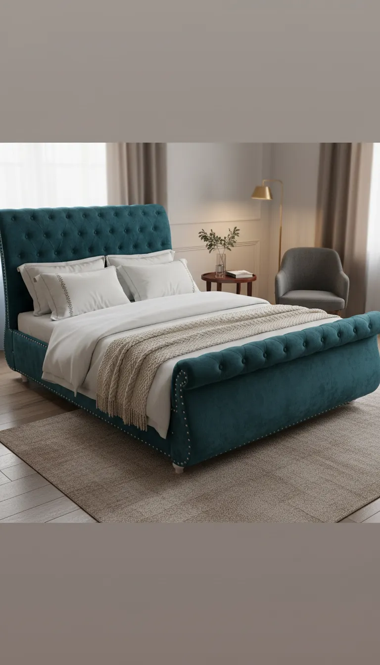 Luxury Upholstered Cot