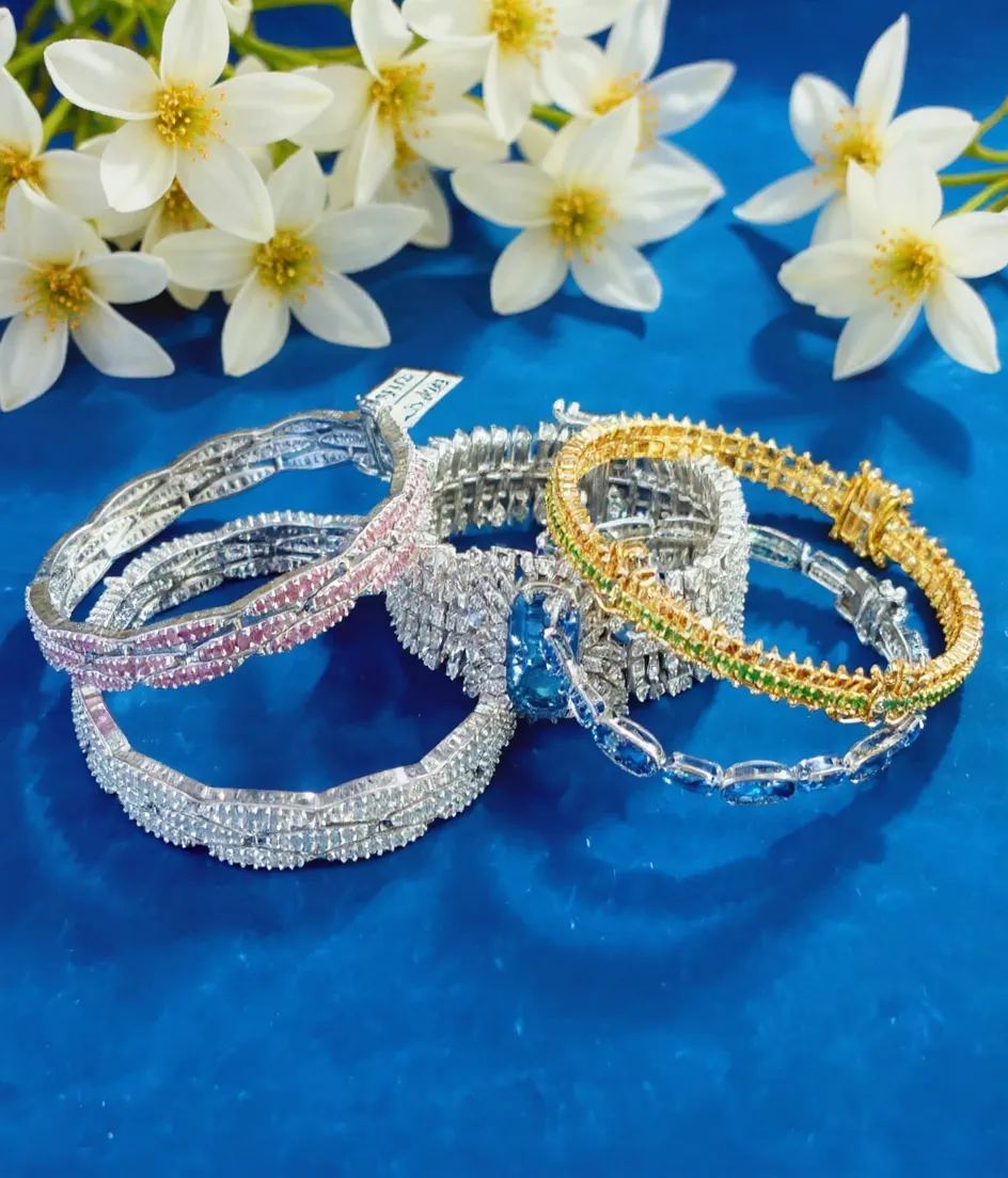 Silver Bangles